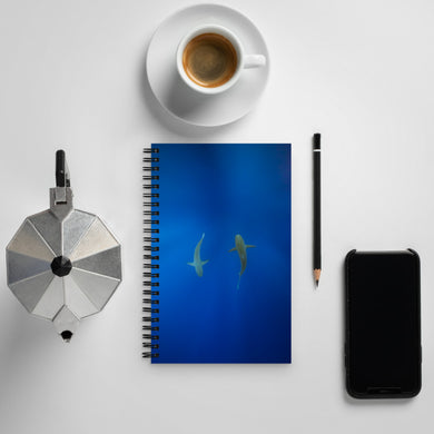 Shark Balance Inspired Spiral notebook