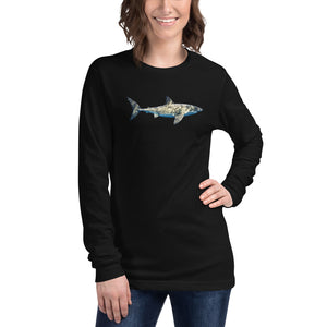 Lady Shark Long Sleeve Tee, by Ocean Ramsey